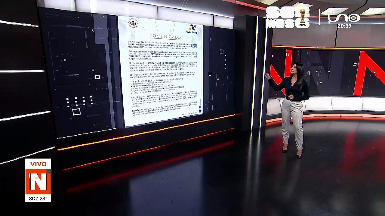 COMUNICADO DE LA ADUANA NACIONAL