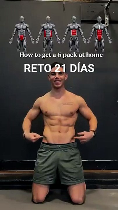 6 pack beginner home workout #shorts