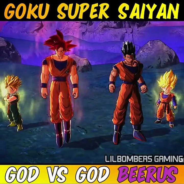Goku Super Saiyan - God Vs God Beerus #goku #supersaiyan #god #beerus