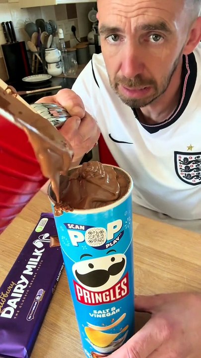 Pringles and dairy milk trend
