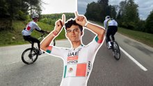 Isaac del Toro está de regreso; el ciclista mexicano se sube a la bici tras su accidente