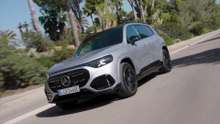 Mercedes-Benz GLB 250+ with EQ Technology in High-tech silver metallic Driving Video