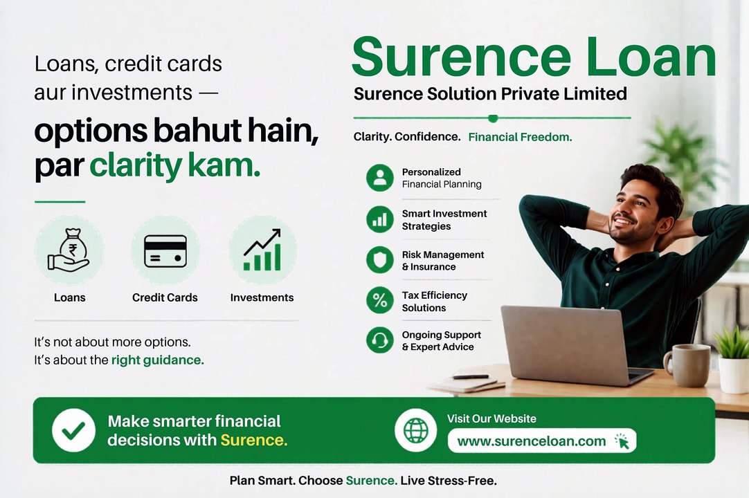 Make Smarter Financial Decisions with Surence Loan | Expert Loan & Investment Solutions