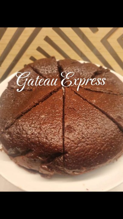 Gateau au chocolat express