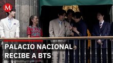 Presidenta Sheinbaum recibe a BTS en Palacio Nacional y desata euforia del ARMY en México