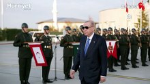 Cumhurbaşkanı Erdoğan, Cezayir Cumhurbaşkanı Tebbun'u resmi törenle karşıladı