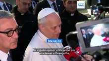 Papa responde a Trump sobre o Irão, a bomba atómica, os católicos e a paz
