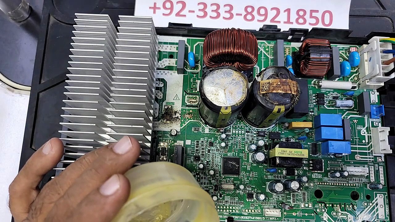 PEL Dc inverter ac E1 error outdoor pcb Dc inverter ac pcb best repairing center Babar Electronics - Babar Electronics HVACR