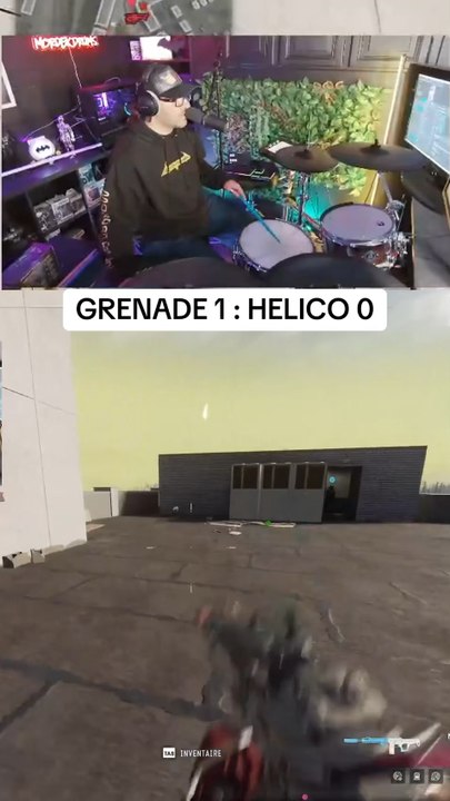 Grenade 1 : hélico 0, et tout ça à la Batterie.