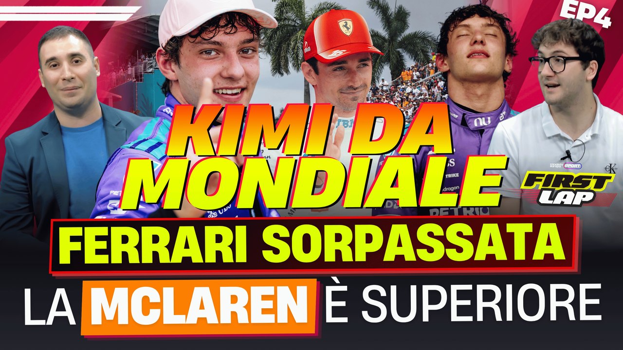 ANTONELLI ZITTISCE TUTTI! Lezione di guida a Miami e FERRARI si fa scavalcare da MCLAREN