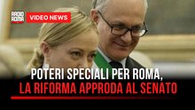 Poteri speciali per Roma, la riforma approda al Senato è scontro politico