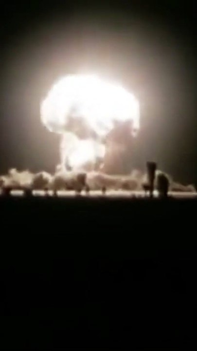 Free Stock Footage Atomic Blasts VERTICAL