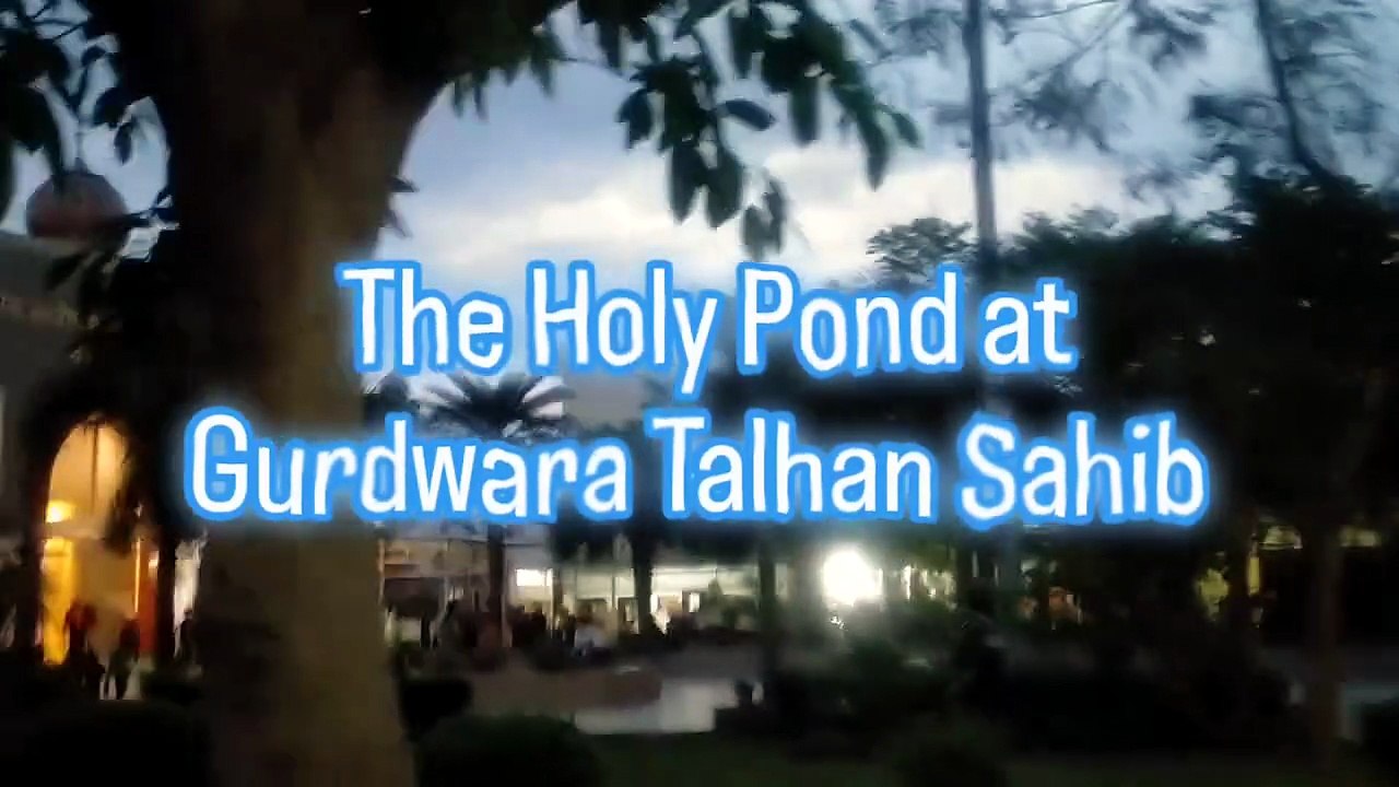 Amrit Sarovar, The Holy Pond at Gurdwara Talhan Sahib #SpiritualAwakening
