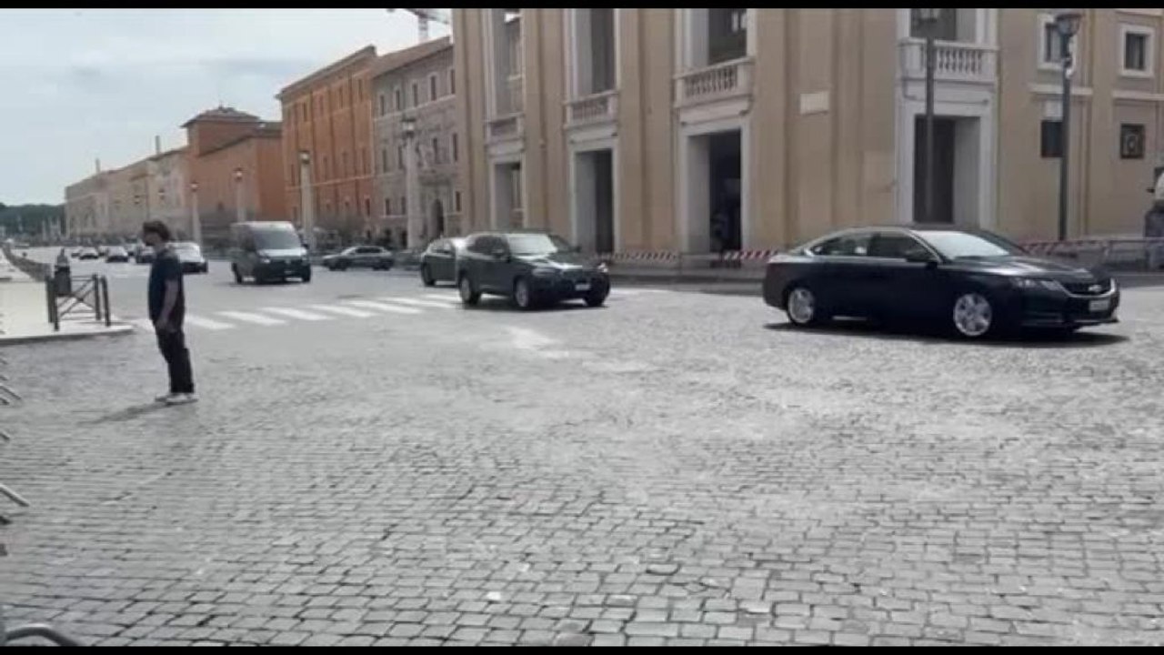 L'arrivo in Vaticano del Segretario di Stato Usa Marco Rubio