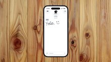 Mensaje a mano en iMessage