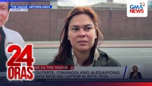 VP Duterte, itinanggi ang alegasyong binato niya ng laptop si Atty. Poa | 24 Oras