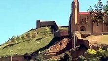 Se cae el muro de contención junto a la iglesia de San Vicente