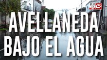 Avellaneda bajo el agua: cansancio y bronca de los habitantes del lugar