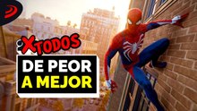 Todos los juegos de SPIDER-MAN ordenados de PEOR a MEJOR