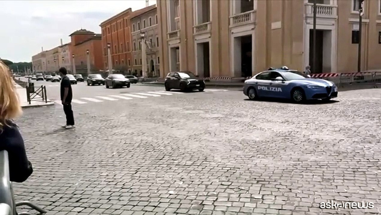 L'arrivo in Vaticano del Segretario di Stato Usa Marco Rubio