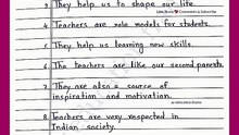 Teachers day speech
