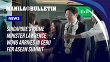 Singapore's Prime Minister Lawrence Wong arrives in Cebu for ASEAN Summit