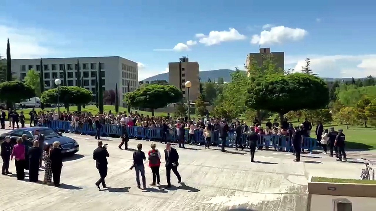 Visita de la reina Letizia al Museo Universidad de Navarra
