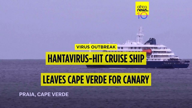 Hantavirus-hit cruise ship leaves Cape Verde for Canary Islands