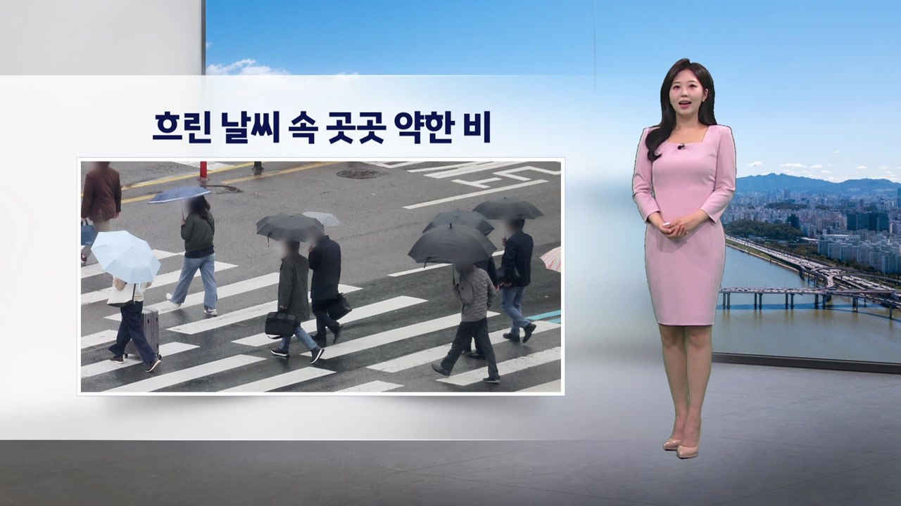 [이슈날씨] 흐린 날씨 속 곳곳 약한 비...주말 대체로 맑은 날씨 / YTN