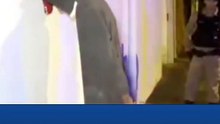 Fantasiado de lobo, homem é preso por furto de cabos