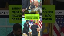 Trump anuncia UFC na Casa Branca no dia do seu aniversário e aperta mão de brasileiro Alex Poatan