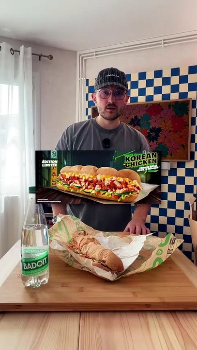 Je Mange ce que la Personne devant moi Commande chez Subway #subway #foodchallenge #defi
