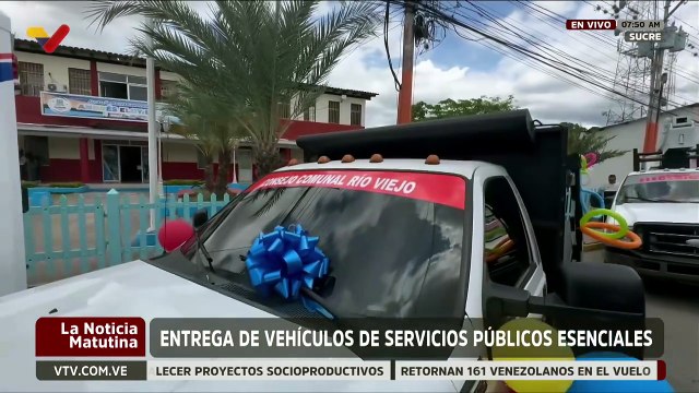 Sucre | Gobierno nacional entrega dotación vehicular de servicios públicos esenciales
