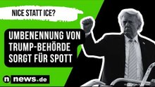 Donald Trump: NICE statt ICE? Umbenennung von Trump-Behörde sorgt für Spott