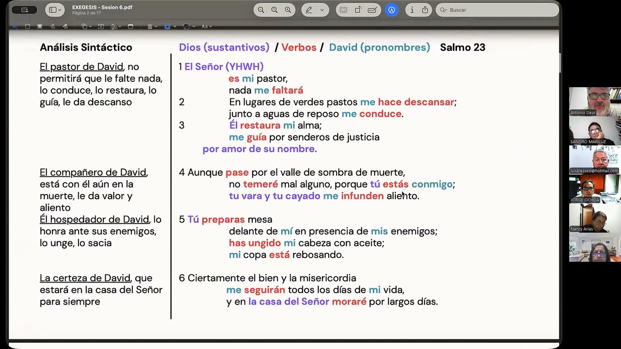 profundizando las escrituras 6. Antonio Deur