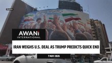 Iran weighs U.S. deal as Trump predicts quick end