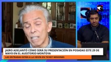 Jairo adelantó cómo será su presentación en posadas este 29 de mayo en el auditorio Montoya