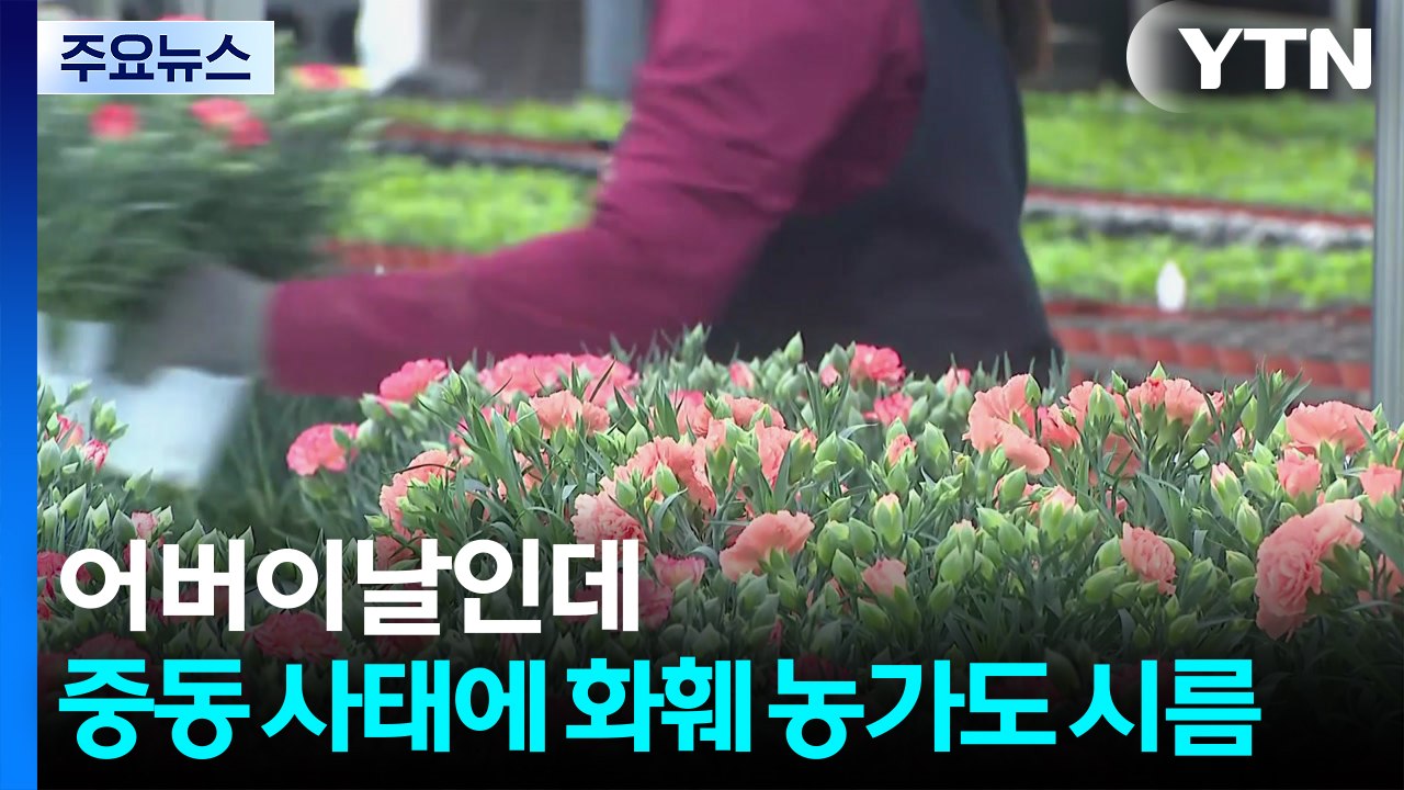 어버이날인데...중동 사태에 화훼 농가도 시름 / YTN