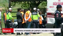 Batman'da otomobiller çarpıştı; 2'si ağır 9 yaralı
