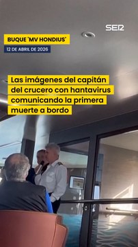 Así comunicó el capitán del crucero con hantavirus la primera muerte a bordo
