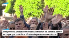 El alcalde de Lugo destituido: "Es una moción injusta e indignante"