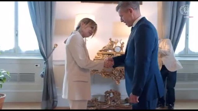 A Palazzo Chigi Meloni accoglie premier ungherese eletto Peter Magyar