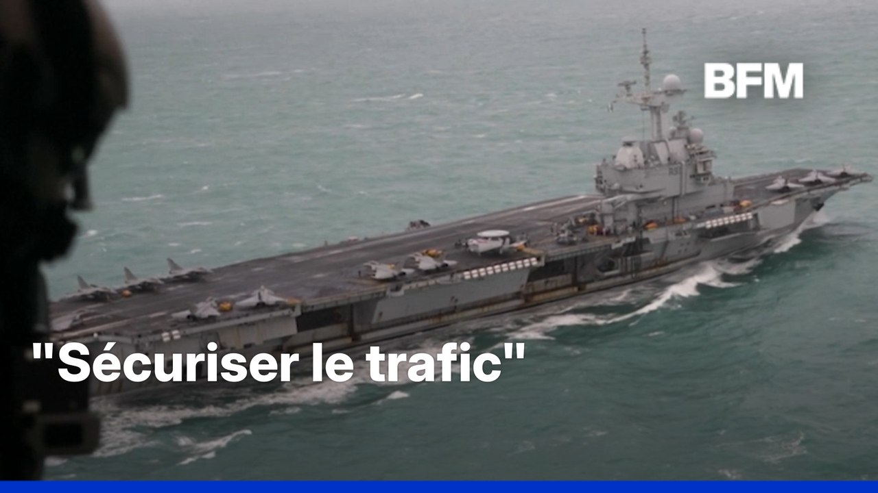 Détroit d'Ormuz: pourquoi le porte-avions Charles de Gaulle est en mer Rouge?