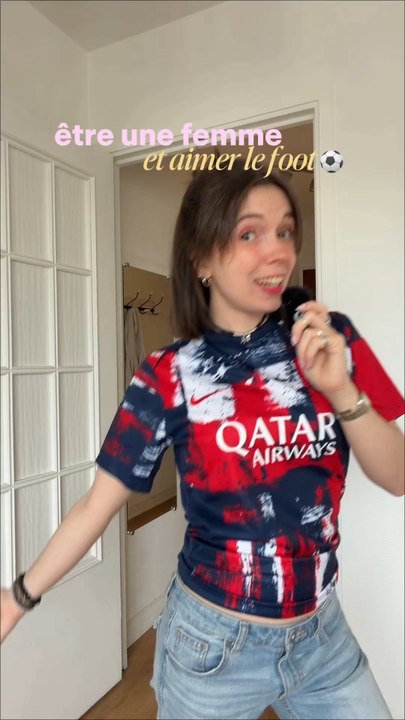 Être une fille et aimer le foot c’est ça…