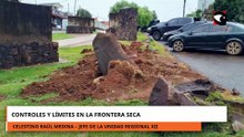 Barreras de piedra que no logran frenar los cruces