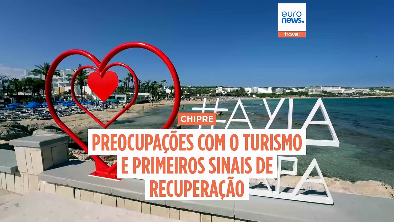 Fluxo turístico em Chipre diminuiu entre 30% e 40%, mas há sinais de recuperação