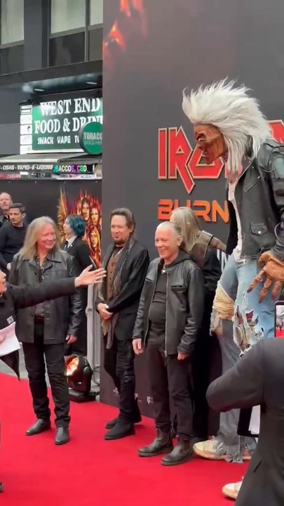 Eddie Crashes the Iron Maiden Film Premiere!