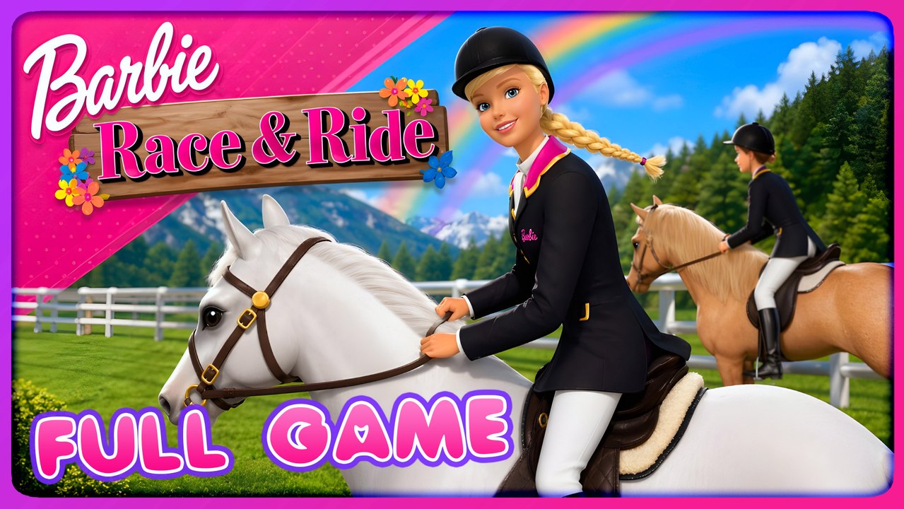Barbie: Race & Ride FULL GAME Walkthrough (PS1)