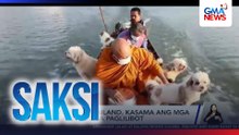 Monghe sa Thailand, kasama ang mga alagang aso sa paglilibot para mamigay ng limos | Saksi