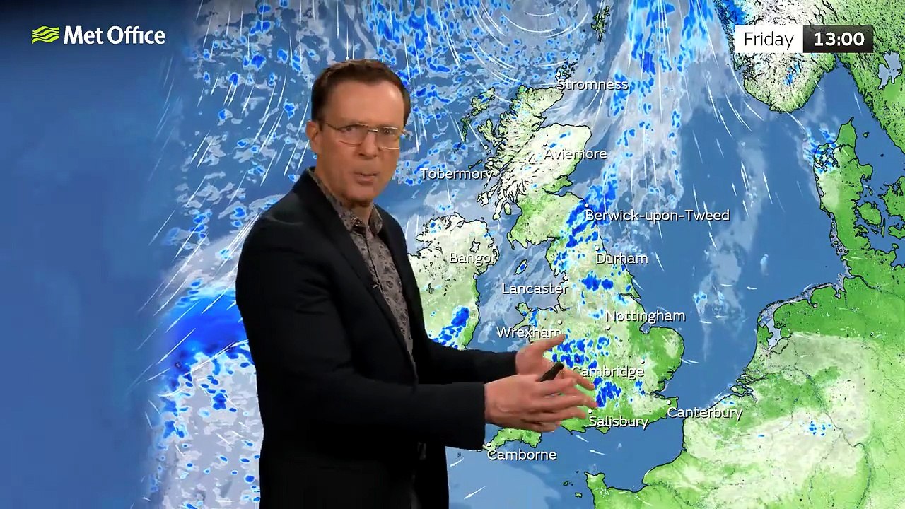 Met Office Thursday Evening Weather Forecast 07/05/2026